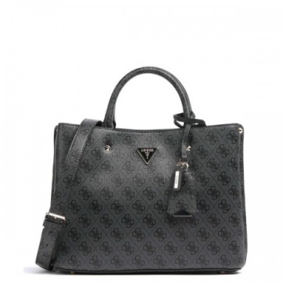 Guess Meridian Handbag synthetic dark grey