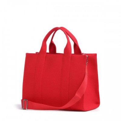 Karl Lagerfeld K/Rue St Guillaume Medium Handbag recycled cotton, cotton red