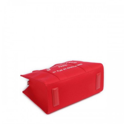 Karl Lagerfeld K/Rue St Guillaume Medium Handbag recycled cotton, cotton red