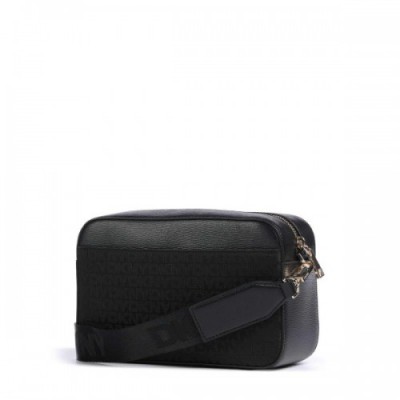 DKNY Bryant Crossbody bag fine grain cow leather, polyester black