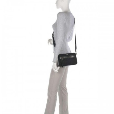 DKNY Bryant Crossbody bag fine grain cow leather, polyester black