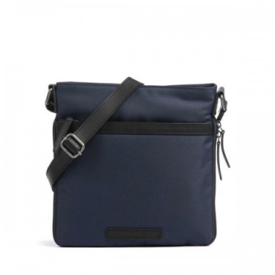The Chesterfield Brand Fusion Malmo Crossbody bag nylon, leather navy