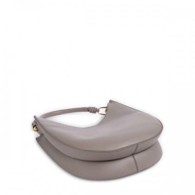 Furla Sfera L Hobo bag grained leather taupe