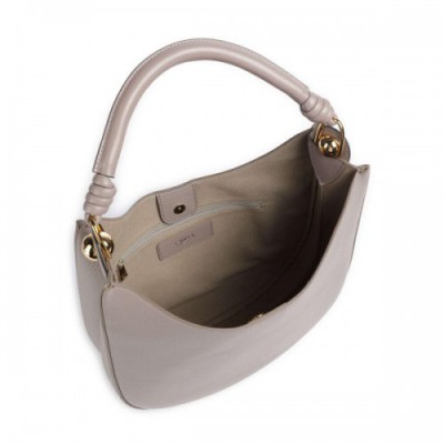 Furla Sfera L Hobo bag grained leather taupe
