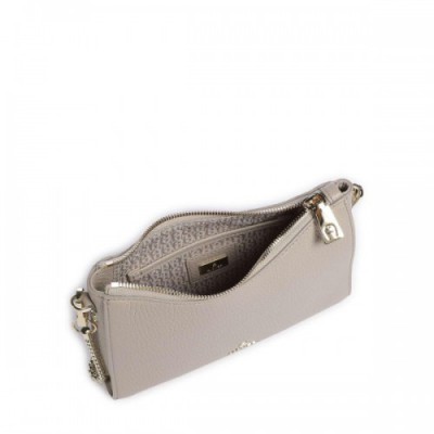 Aigner Ivy S Shoulder bag grained cow leather beige