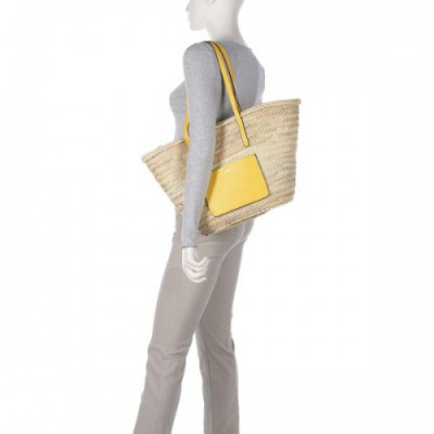 Abro Dalia Gemma Tote bag bast yellow
