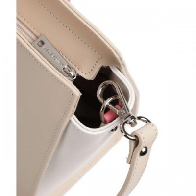Lancaster Smooth Handbag cow leather beige
