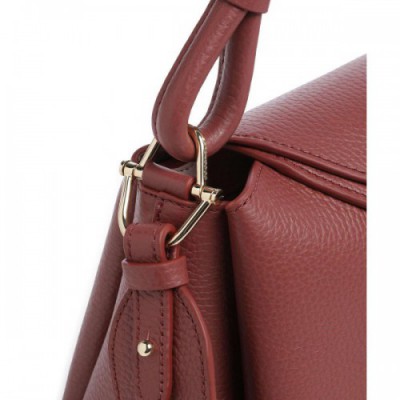 Coccinelle Eclyps Shoulder bag grained leather brown