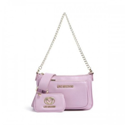 Love Moschino Pouch Charm Shoulder bag synthetic violet