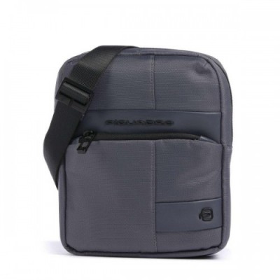 Piquadro Wollem Crossbody bag recycled polyester dark grey