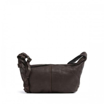 Harold's Submarine Shoulder bag soft cow leather dark brown