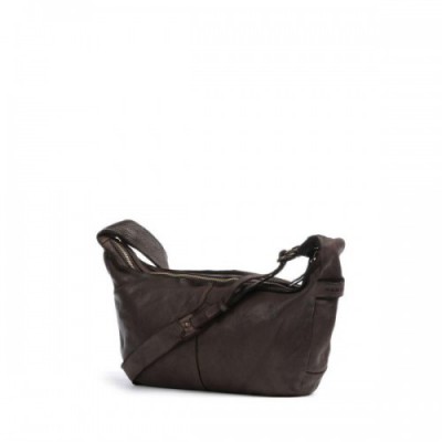 Harold's Submarine Shoulder bag soft cow leather dark brown