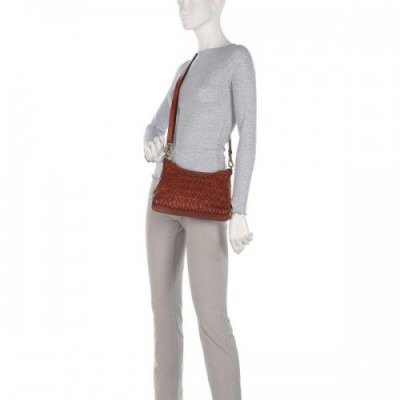 Campomaggi Shoulder bag grained cow leather cognac