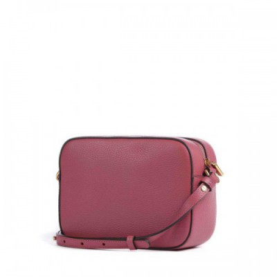 Coccinelle Beat Soft Crossbody bag grained cow leather antique pink