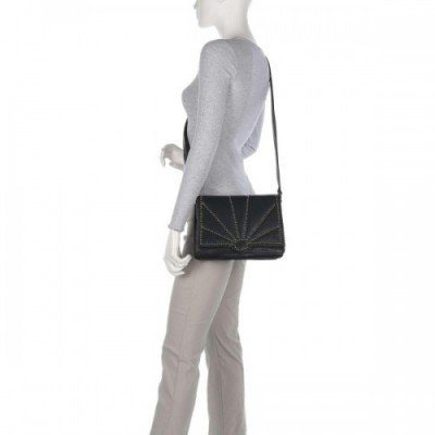 Depeche Night Stories Crossbody bag cow leather black