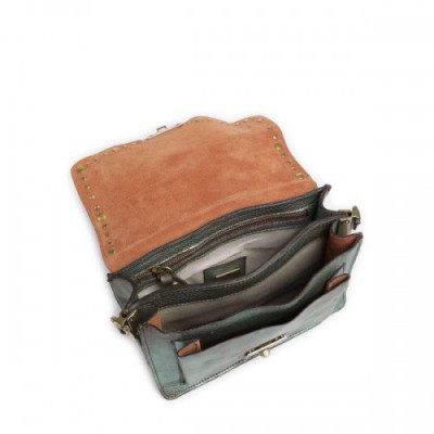 Campomaggi Crossbody bag cow leather green