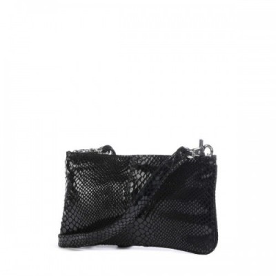 Depeche Fashion Favourites Crossbody bag grained cow leather black