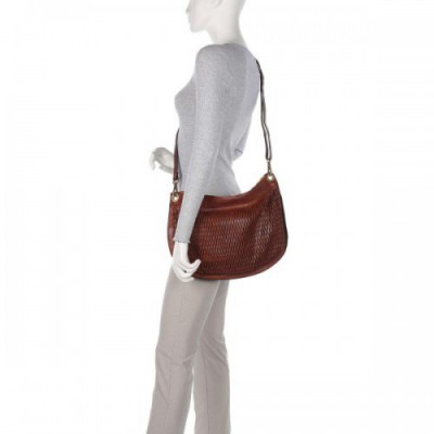 Campomaggi Hobo bag cow leather cognac