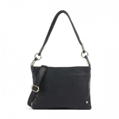 Depeche Magic Mood Shoulder bag sheepskin leather black