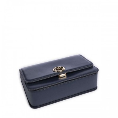 Michael Kors Delancey Handbag fine grain cow leather navy