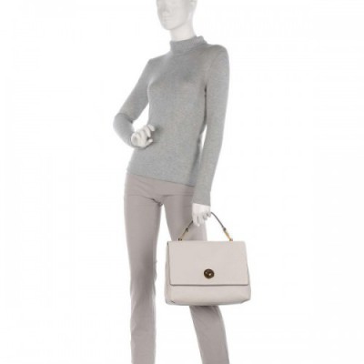 Coccinelle Liya Handbag grained leather ivory