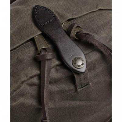 Filson Oil Finish Tin Cloth Journeyman Backpack 15″ cotton greygreen