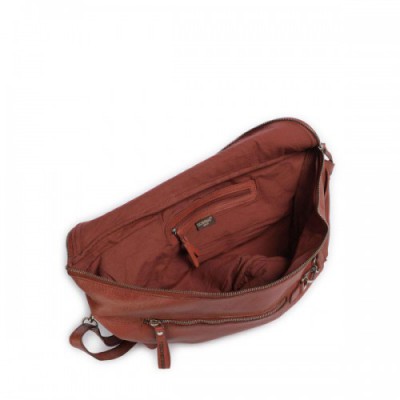 Taschendieb Wien Kohlmarkt 108 Sling bag grained cow leather auburn