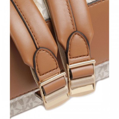 Michael Kors Bex Backpack canvas ivory/brown