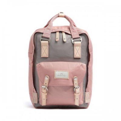 Doughnut Macaroon Backpack 14″ nylon antique pink