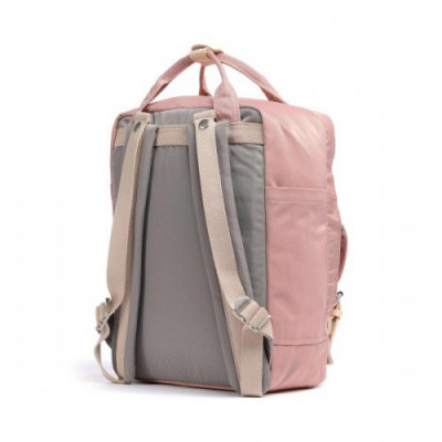 Doughnut Macaroon Backpack 14″ nylon antique pink