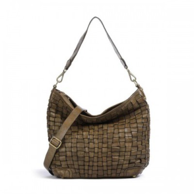 Campomaggi Hobo bag cow leather khaki