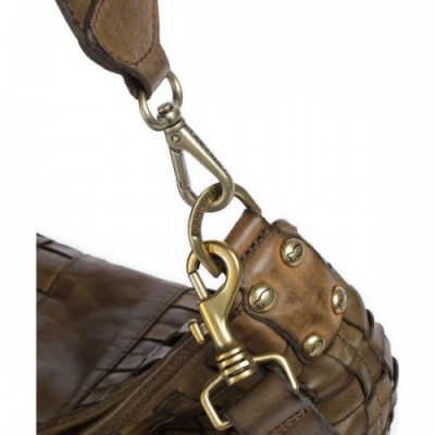 Campomaggi Hobo bag cow leather khaki