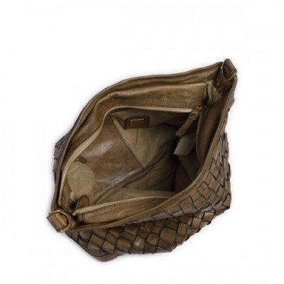 Campomaggi Hobo bag cow leather khaki