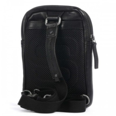 Spikes & Sparrow Apache Sling bag fine grain leather black