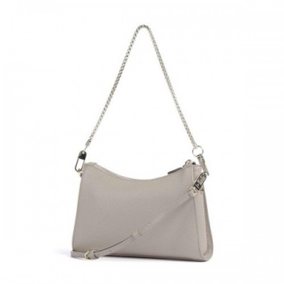 Aigner Ivy S Shoulder bag grained cow leather beige