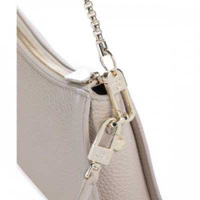 Aigner Ivy S Shoulder bag grained cow leather beige