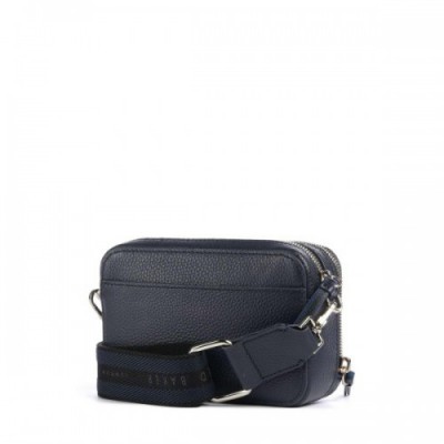 Ted Baker Stunna Crossbody bag grained leather dark blue