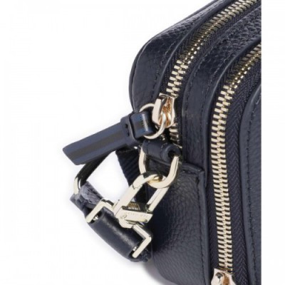 Ted Baker Stunna Crossbody bag grained leather dark blue