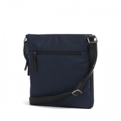 The Chesterfield Brand Fusion Malmo Crossbody bag nylon, leather navy