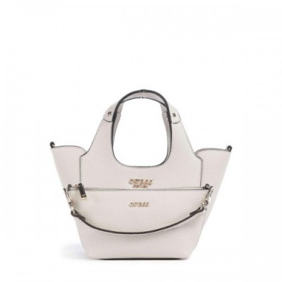Guess Helina Mini Handbag synthetic cream