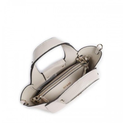 Guess Helina Mini Handbag synthetic cream