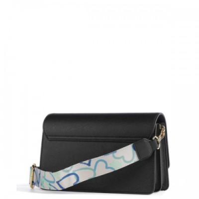 Love Moschino Jelly Logo Crossbody bag synthetic black