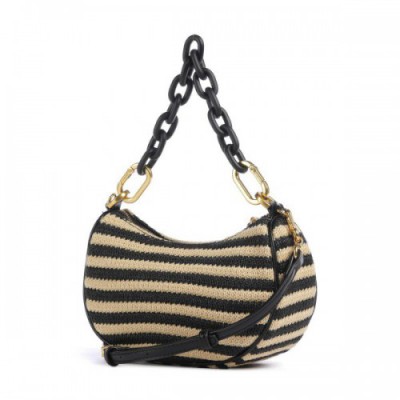 Juicy Couture Blossom Straw S Shoulder bag synthetic black/beige