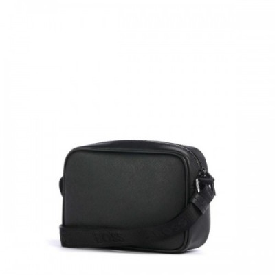 BOSS Zair Crossbody bag bonded leather black