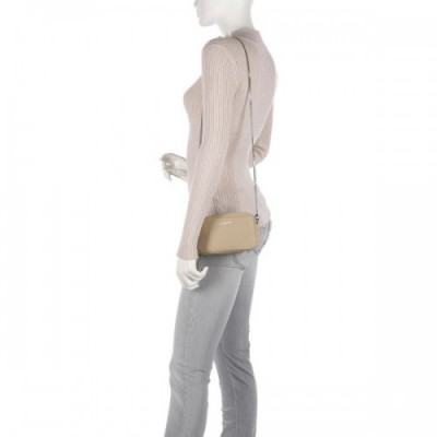 Lancaster Studio Mimi Crossbody bag grained cow leather beige