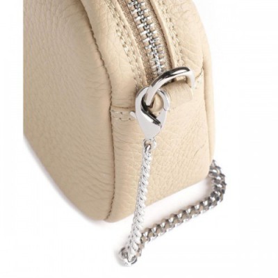 Lancaster Studio Mimi Crossbody bag grained cow leather beige