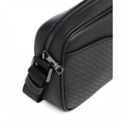 BOSS Zair Crossbody bag bonded leather black