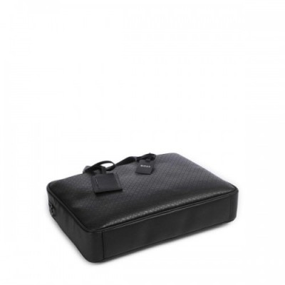 BOSS Zair Briefcase 14″ bonded leather black