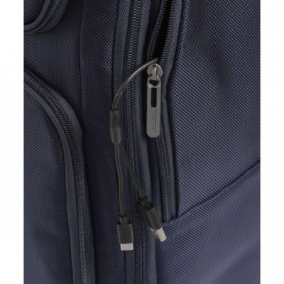 Piquadro Brief S Spinner (4 wheels) dark blue 55 cm