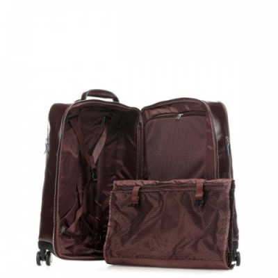 Piquadro Blue Square Spinner (4 wheels) mahogany 55 cm